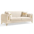 Premium Velvet Fabric 1 Seater + 3 Seater Sofa - SF2305